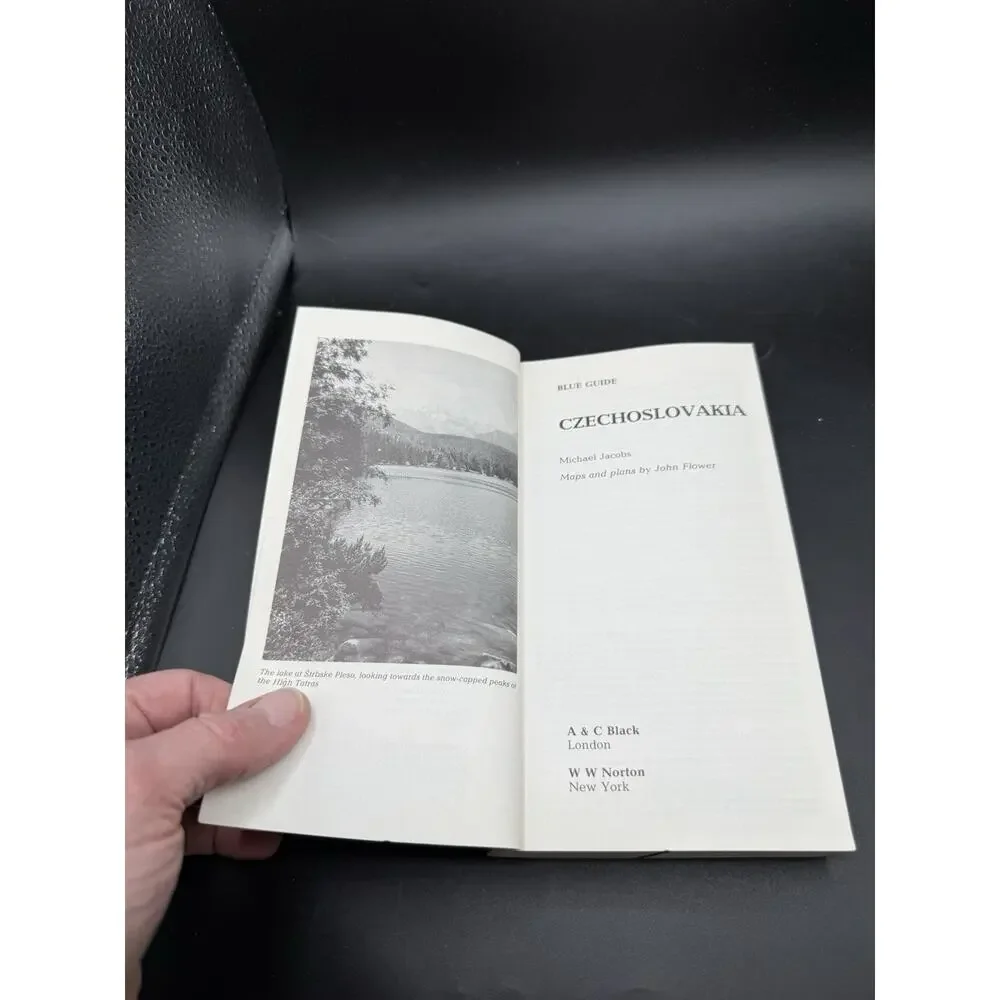 Czechoslovakia (Blue Guide) by Michael Jacobs Travel Book EUC!